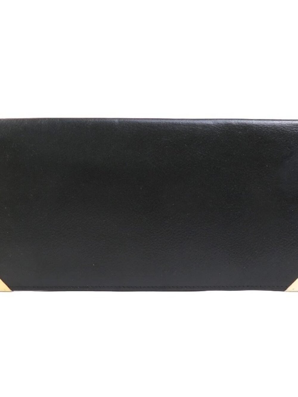 Dunhill Bill Compartment Black Leather/Goldtone